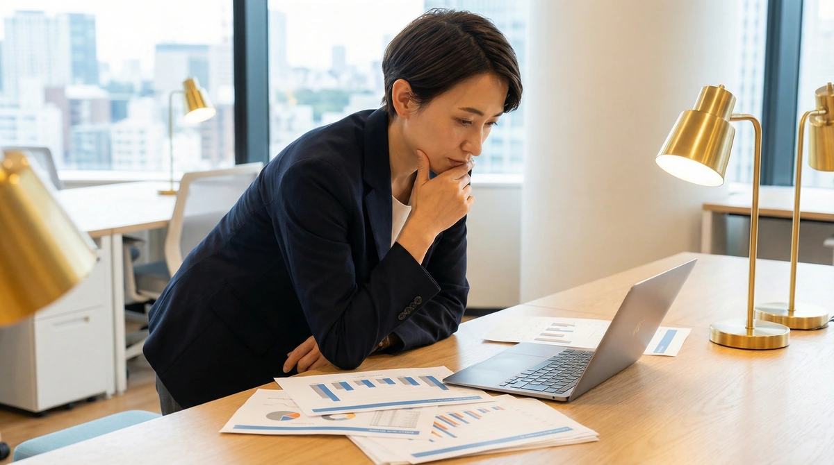 Business owner reviewing financial documents while considering SBA loan repayment options