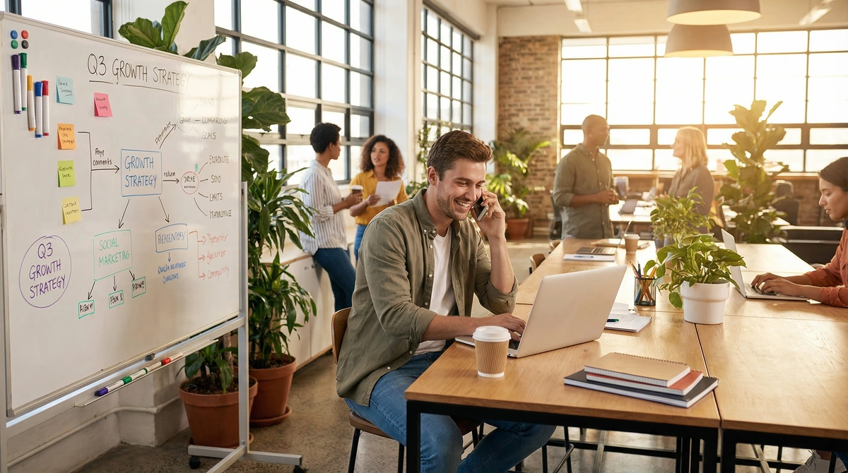 Startup business owner reviewing SBA loans for startups funding options